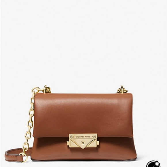 Michael Kors Cece Brown Crossbody Bag with Gold Hardware - Picture 1 of 4